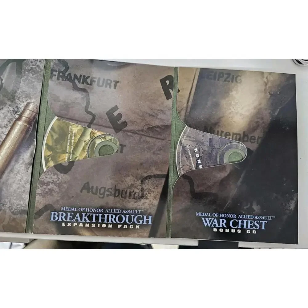 Medal Honor Allied Assault War Chest 5xCD Book PC‎ Window